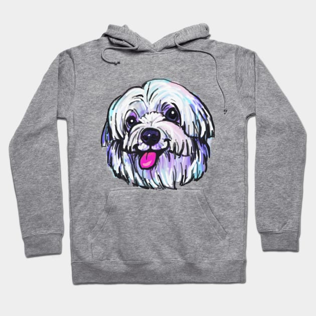 The happy Maltese Love of My Life Hoodie by lalanny